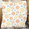 Sun And Moon Design Quilt Blanket