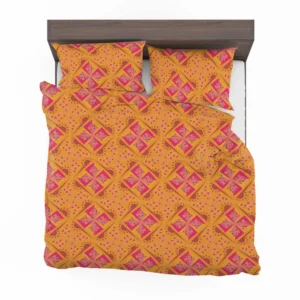 Sun Floral Ikat Design Bedding Set 2