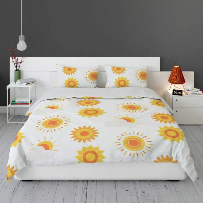 Sun Rise Sun Pattern Bedding Set 1