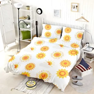 Sun Rise Sun Pattern Bedding Set