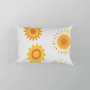 Sun Rise Sun Pattern Pillow Case