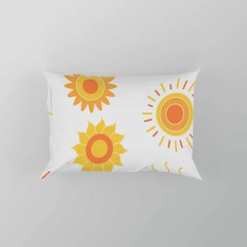 Sun Rise Sun Pattern Pillow Case