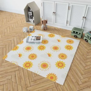 Sun Rise Sun Pattern Rug 1