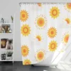 Sun Rise Sun Pattern Shower Curtain