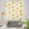 Sun Rise Sun Pattern Wall Tapestry