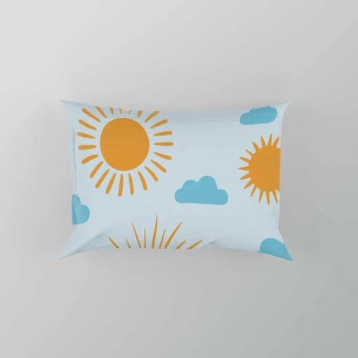 Sunny Day Weather Design Pillow Case