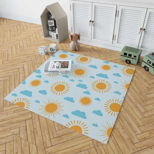 Sunny Day Weather Design Rug 1