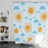 Sunny Day Weather Design Shower Curtain