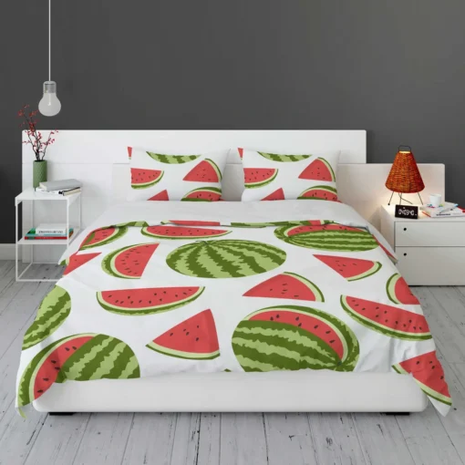 Sweet Beauty Watermelon Pattern Bedding Set 1