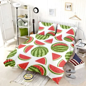 Sweet Beauty Watermelon Pattern Bedding Set