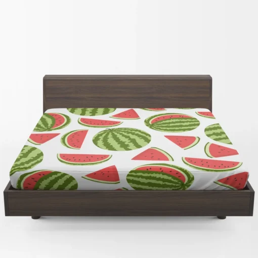 Sweet Beauty Watermelon Pattern Fitted Sheet 1