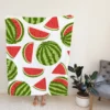 Sweet Beauty Watermelon Pattern Fleece Blanket