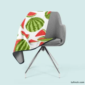 Sweet Beauty Watermelon Pattern Fleece Blanket 2