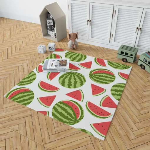 Sweet Beauty Watermelon Pattern Rug 1