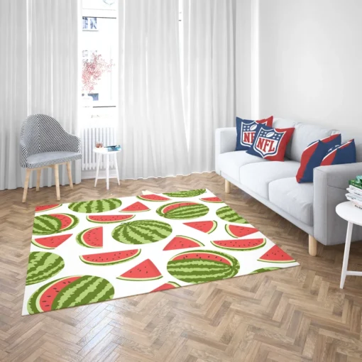 Sweet Beauty Watermelon Pattern Rug 2