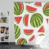 Sweet Beauty Watermelon Pattern Shower Curtain