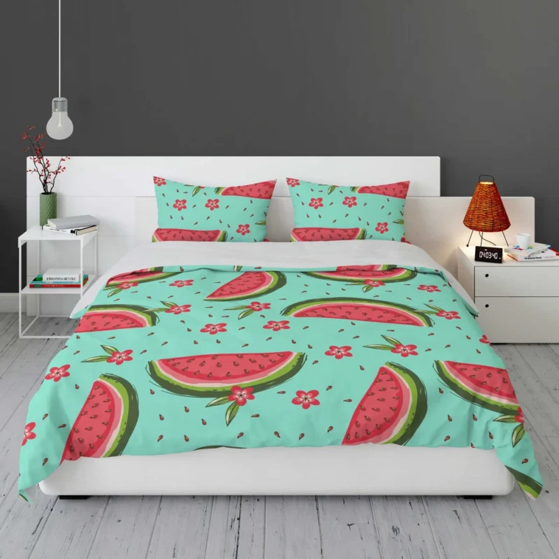 Sweet Beauty Watermelon Slices Bedding Set 1