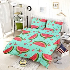 Sweet Beauty Watermelon Slices Bedding Set