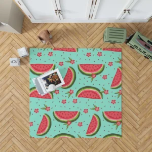 Sweet Beauty Watermelon Slices Rug