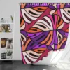 Symmetrical Mosaic Pattern Shower Curtain