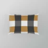 Tartan Plaid Black Brown Pillow Case