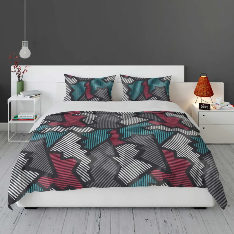 Tech Glass Effect Element Bedding Set 1