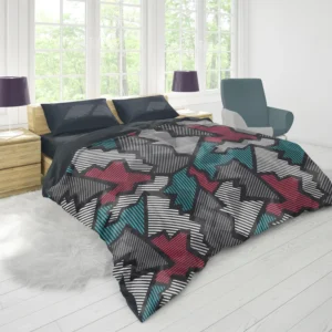 Tech Glass Effect Element Duvet Cover 1