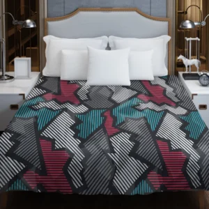 Tech Glass Effect Element Duvet Cover