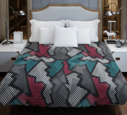 Tech Glass Effect Element Duvet Cover