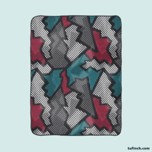 Tech Glass Effect Element Fleece Blanket 1