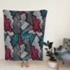 Tech Glass Effect Element Fleece Blanket