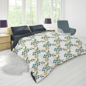 Tessellation Floral Pattern Duvet Cover 1