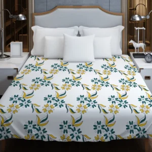 Tessellation Floral Pattern Duvet Cover