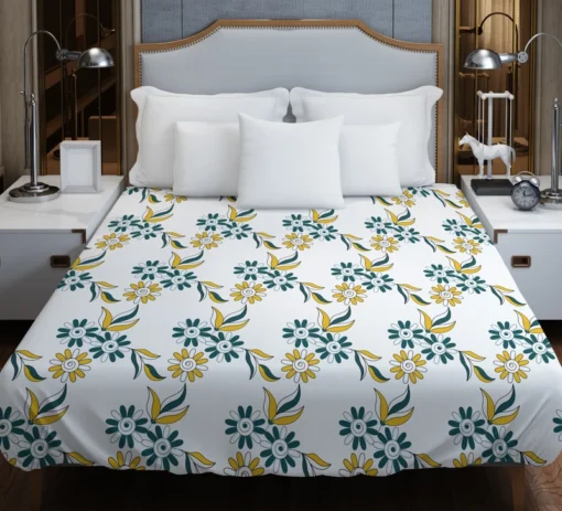 Tessellation Floral Pattern Duvet Cover