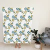 Tessellation Floral Pattern Fleece Blanket