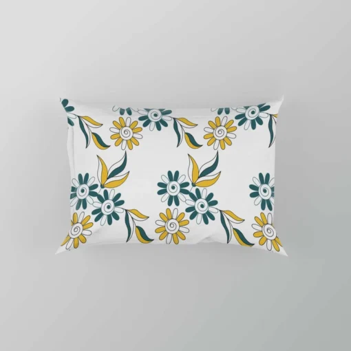 Tessellation Floral Pattern Pillow Case