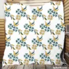 Tessellation Floral Pattern Quilt Blanket