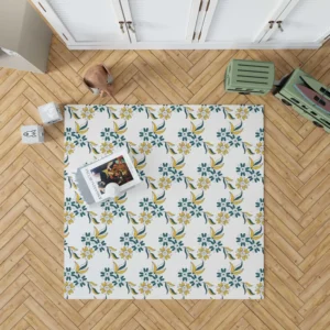 Tessellation Floral Pattern Rug