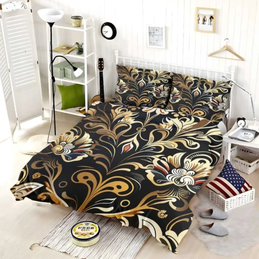 Thai Luxury Floral Pattern Bedding Set