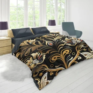 Thai Luxury Floral Pattern Duvet Cover 1