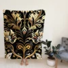 Thai Luxury Floral Pattern Fleece Blanket