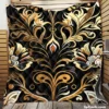 Thai Luxury Floral Pattern Quilt Blanket