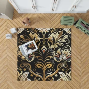 Thai Luxury Floral Pattern Rug