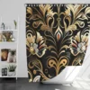 Thai Luxury Floral Pattern Shower Curtain