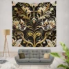 Thai Luxury Floral Pattern Wall Tapestry