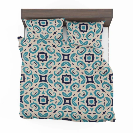 Three Colored Moroccan Design Bedding Set 2