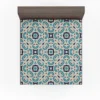 Three Colored Moroccan Design Fitted Sheet