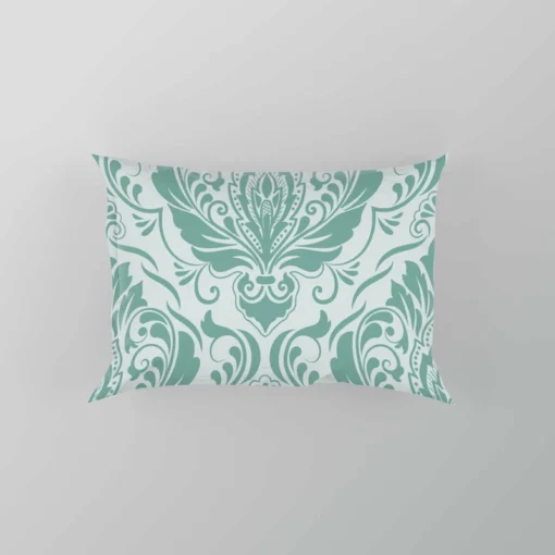 Tiffany Blue Damask Pillow Case