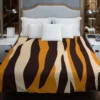 Tiger Stripes Print Duvet Cover