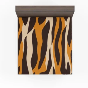 Tiger Stripes Print Fitted Sheet